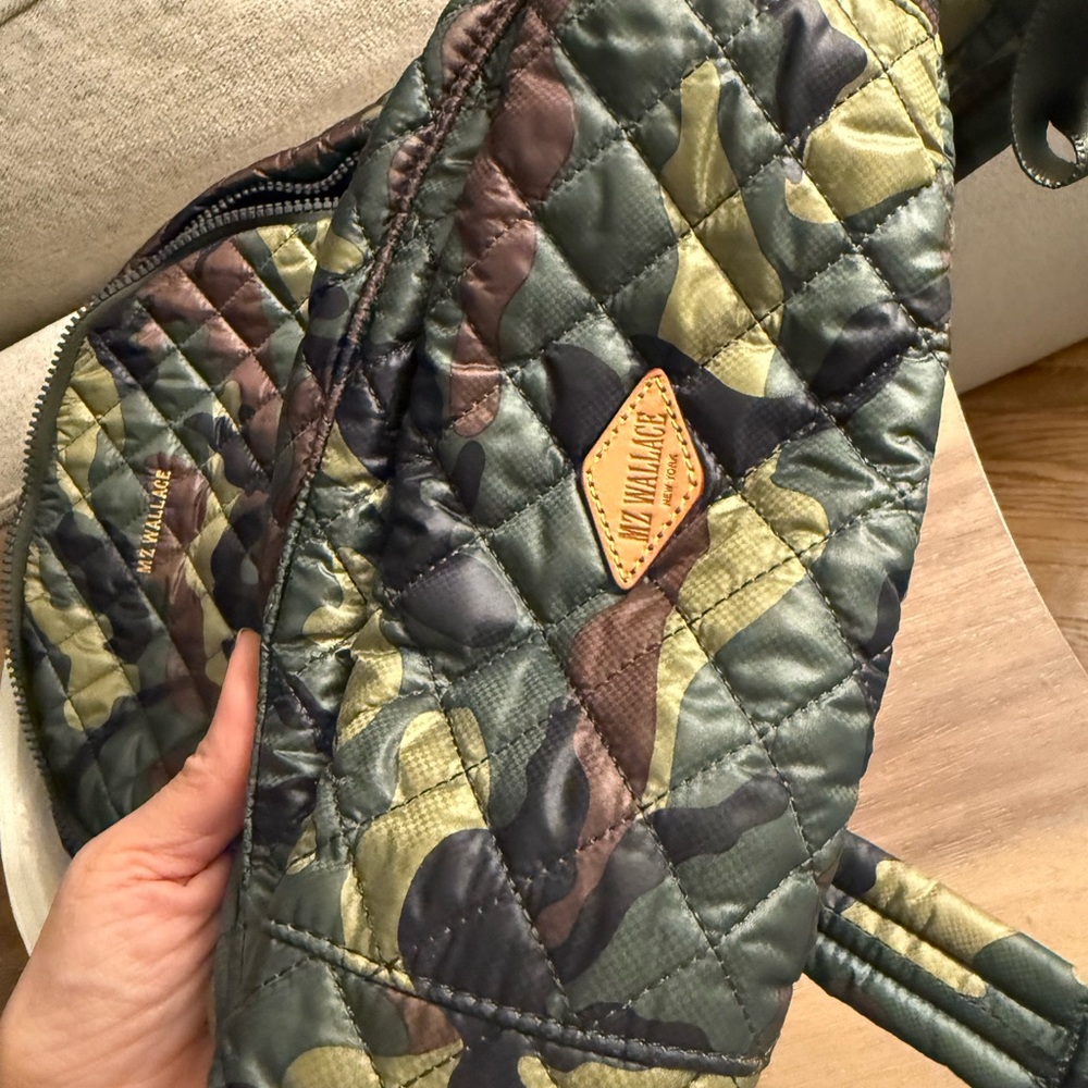 MZ Wallace Metro Quilted Camouflage Backpack - Picture 5 of 9